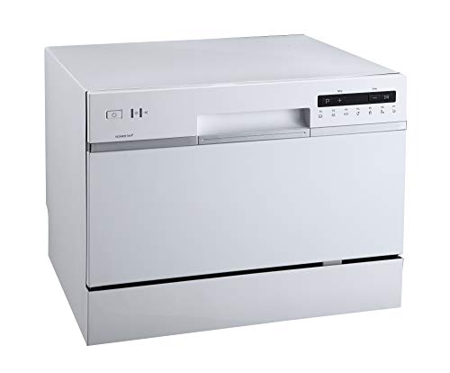Product Cover EdgeStar DWP62WH 6 Place Setting Energy Star Rated Portable Countertop Dishwasher - White