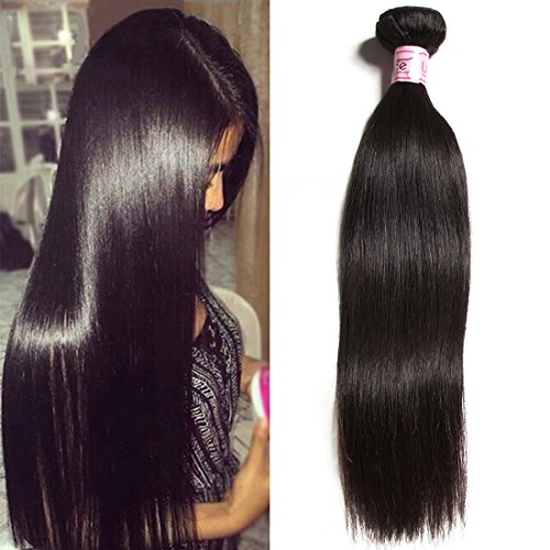 Product Cover UNice Hair Icenu Series 8a Malaysian Straight Hair 1 Bundle Virgin Unprocessed Human Hair Weft Extensions Natural Color (14inch)