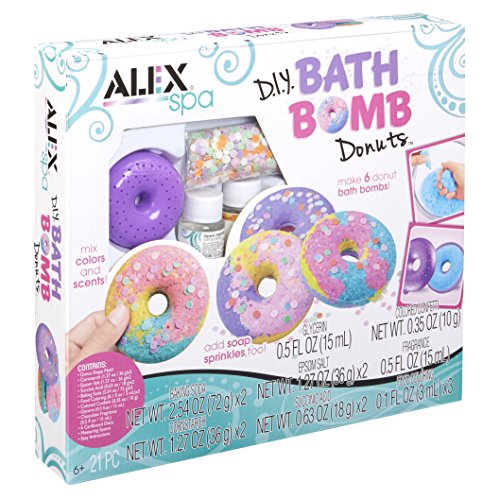 Product Cover Alex Spa DIY Bath Bomb Donuts Kids Bath Bomb Soap Kit