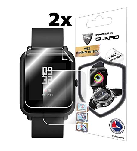 Product Cover for XIAOMI HUAMI AMAZFIT BIP (2X) Smartwatch Screen Protector Invisible Ultra HD Clear Film Anti Scratch Skin Guard - Smooth/Self-Healing/Bubble -Free by IPG