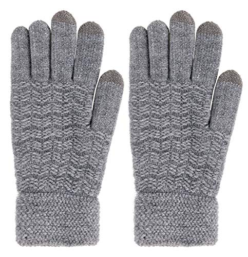 Product Cover Arctic Paw Men's 3 Finger Touchscreen Sensitive Knit Winter Gloves