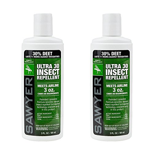 Product Cover Sawyer Products SP5332 Premium Ultra 30% DEET Insect Repellent in Liposome Base Lotion, Twin Pack, 3-Ounce