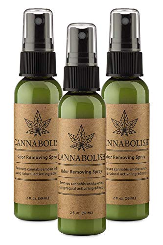 Product Cover Cannabolish Smoke Odor Removing Spray and Air Freshener, 2 fl. oz. Travel Size (Pack of 3)