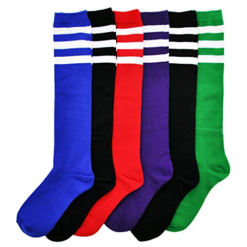 Product Cover Angelina Referee Knee High Socks with White Stripes