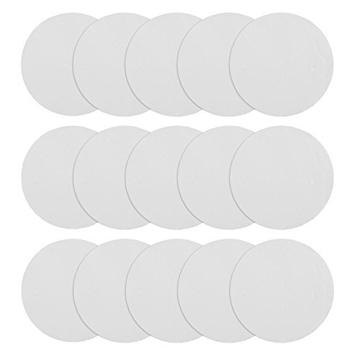 Product Cover BCP 15PCS 3 inch Round Strong Double Adhesive Silicone Sticker Pad Wall Mount for Suction Hook