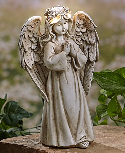 Product Cover The Lakeside Collection Garden Angels with Solar Halos - Praying