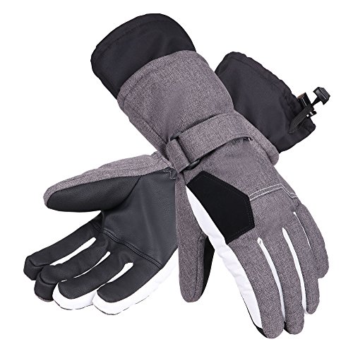 Product Cover Andorra Women's Two-Tone Geometric 3M Thinsulate Insulated Touchscreen Ski Glove