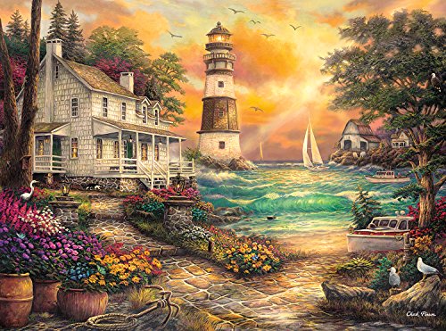 Product Cover Buffalo Games - Chuck Pinson - Cottage By The Sea - 1000 Piece Jigsaw Puzzle