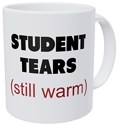 Product Cover Wampumtuk Student Tears, Teacher Gifts 11 Ounces Funny Coffee Mug