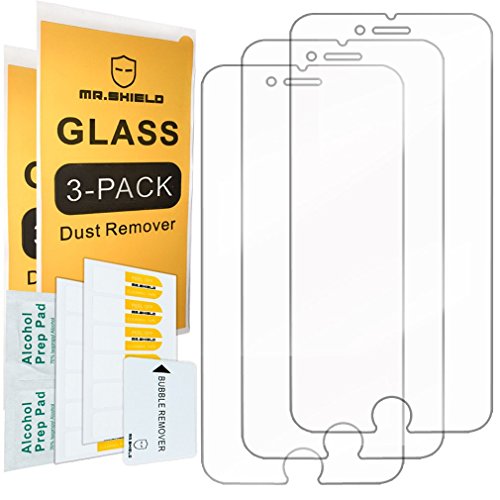 Product Cover [3-Pack]- Mr.Shield for iPhone 6 / iPhone 6S [Tempered Glass] Screen Protector [Japan Glass with 9H Hardness] with Lifetime Replacement