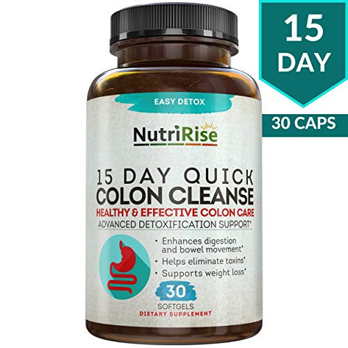 Product Cover Colon Cleanser Detox for Weight Loss. 15 Day Fast-Acting Extra-Strength Cleanse with Probiotic & Natural Laxatives for Constipation Relief & Bloating Support. 30 Detox Pills to Detoxify & Boost Energy