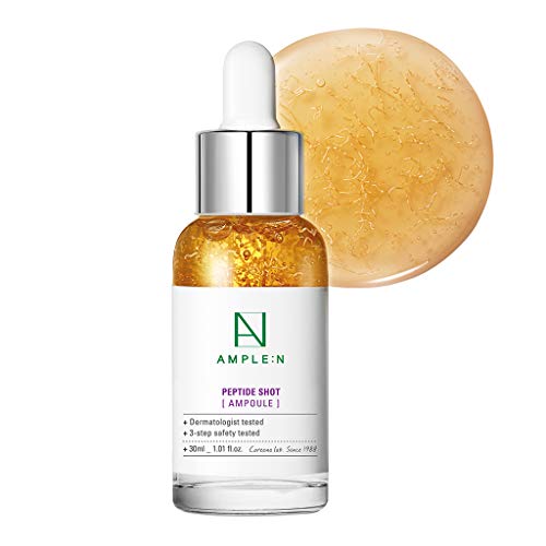 Product Cover [AMPLE:N] Peptide Shot Ampoule 1.01 fl. oz. (30ml) - Visible Elasticity Care with Highly Concentrated Peptide Thread, Anti Wrinkle & Powerful Moisture Circulation, Youthful Radiant Skin