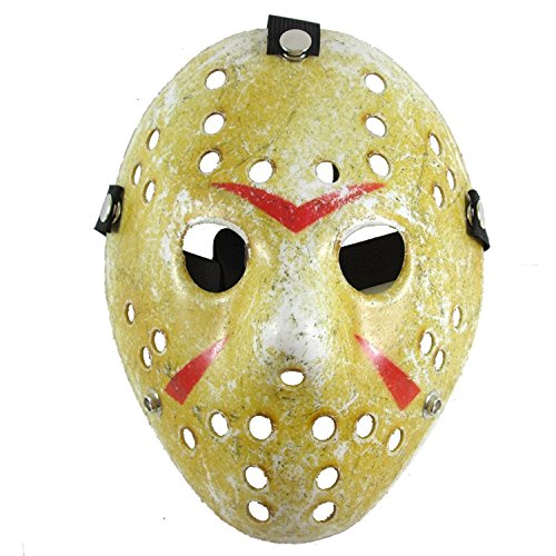 Product Cover Lovful Costume Mask Cosplay Halloween Prop Party Mask for Adult,Yellow Style,One Size