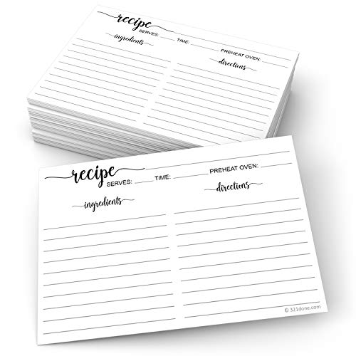 Product Cover 321Done Recipe Cards (Set of 50) 4