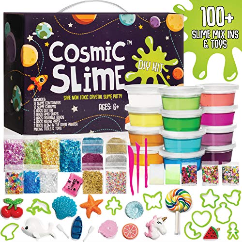 Product Cover Cosmic Slime Kit - Ultimate Slime Making Kit for Girls and Boys, DIY Slime Kit With Everything, Slime Supplies Kit, Mystery Slime Box
