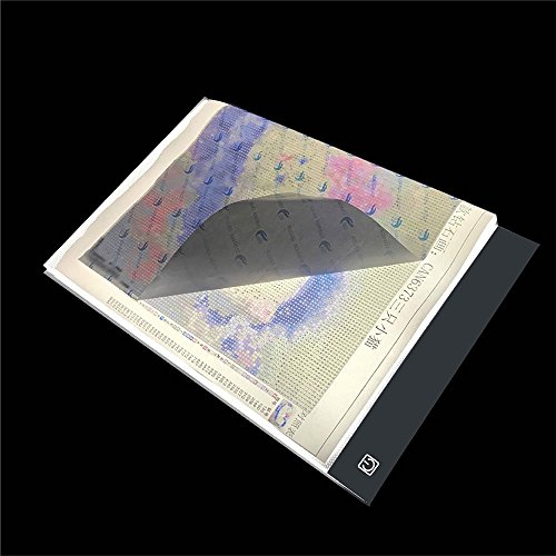 Product Cover A4 LED Light Tablet Board Pad Apply to DIY 5D Diamond Painting for Adults by Number Kit, See Symbols and Numbers Clearer