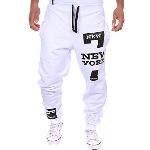 Product Cover Cottory Men's Harem Casual Baggy Hiphop Dance Jogger Sweatpants Trousers
