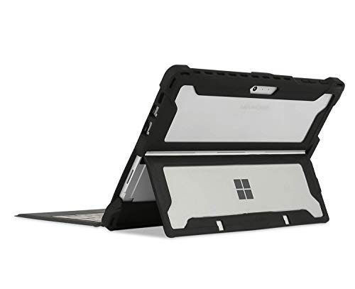 Product Cover MAXCases Extreme Shell for Microsoft Surface Pro 5 2017 / Surface Pro 6 2018 Rugged Protective Case Military Drop Tested - Protective Stand, Stylus Pen Holder, Laptop Case (Black)