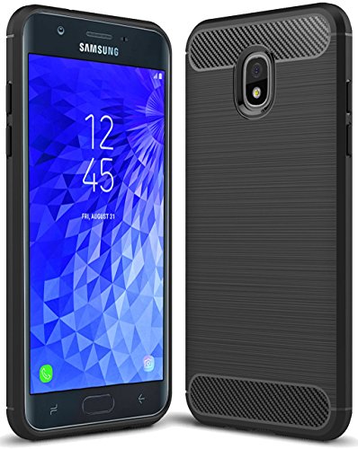 Product Cover Sucnakp for Samsung Galaxy J7 2018 case, Galaxy J7 V 2nd Gen Case,Galaxy J7 Refine Case,Galaxy J7 Aero,J7 Star,J7 Top,J7 Crown,J7 Aura,J7 Eon,J737V,J737T TPU Protective Case Cover(Black)