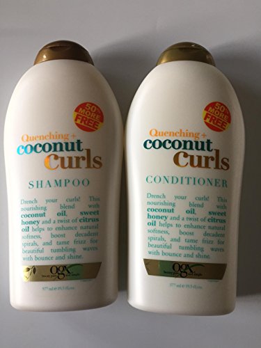 Product Cover OGX Quenching Plus Coconut Curls Bundle Shampoo & Conditioner 19.5 Ounce each