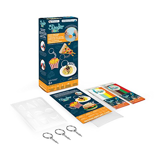 Product Cover 3Doodler Start Make Your Own Food Keyrings Doodlemold Kit (3D Pen Not included)