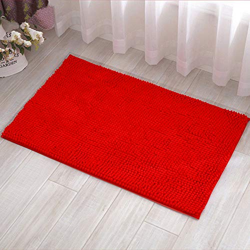 Product Cover Eanpet Chenille Bath Mat Non-Slip Microfiber Floor Mat Baby Bath Mat for Kids Ultra Soft Washable Bathroom Dry Fast Water Absorbent Shower Mat Area Rugs (16