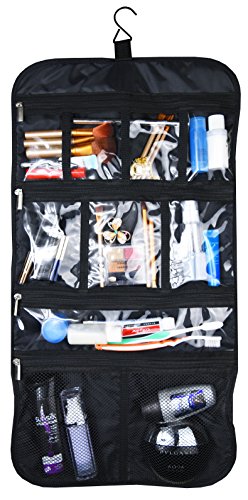 Product Cover Premium Hanging Toiletry Travel Bag - Cosmetic, Jewelry, Toiletry & Accessory Storage Organizer Bag, Large Size, Various Compartments