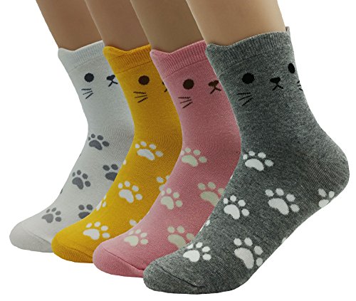Product Cover JJMax Women's Sweet Animal Cotton Blend Socks Set One Size Fits All