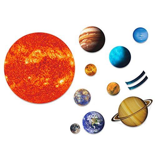 Product Cover SpriteGru Giant Magnetic Solar System with 12 Individual Briefing Magnets.Perfect for Toddlers and Kids. (24 PCS)