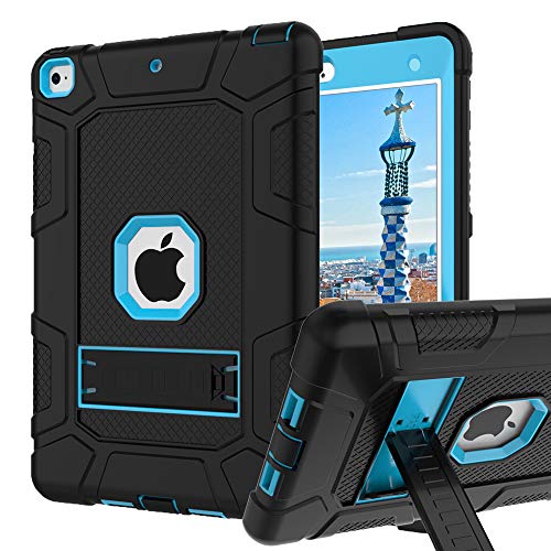 Product Cover iPad 6th Generation Cases, iPad Case, iPad 9.7 Inch Case, Hybrid Shockproof Rugged Drop Protection Cover Built with Kickstand for iPad 9.7 inch A1893 / A1954 / A1822 / A1823 (Sky Blue)
