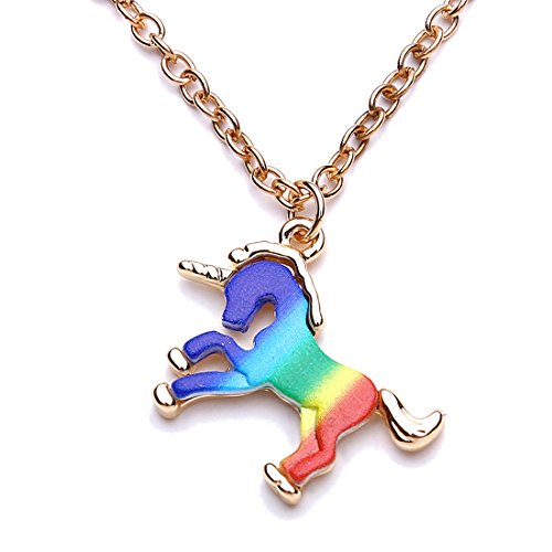 Product Cover VWH Unicorn Horse Necklace Women Friend Gifts Charm Necklace
