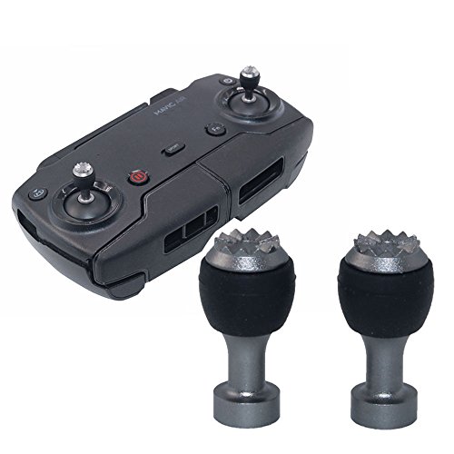 Product Cover Tercel Remote Controller Stick Thumb Rocker, Metal Joystick Protector for DJI Mavic Mini,Mavic Air/Mavic 2 Pro/Mavic 2 Zoom (Black)