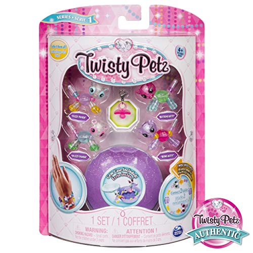 Product Cover Twisty Petz - Babies 4-Pack Pandas and Kitties Collectible Bracelet Set for Kids