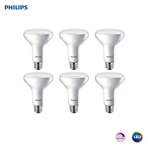 Product Cover Philips LED Dimmable BR30 Light Bulb: 650-Lumen, 2700-Kelvin, 11-Watt (65-Watt Equivalent) E26 Base, Frosted, Soft White, 6-Pack