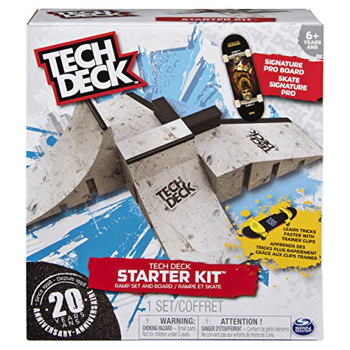 Product Cover Tech Deck - Starter Kit - Ramp Set with Exclusive Board and Trainer Clips