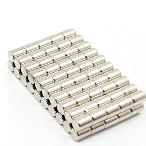 Product Cover magpross 120 Pieces 3 x 4mm Tiny Round Disc Small Multi-use Refrigerator Magnets for Refrigerator Science Crafts Projects