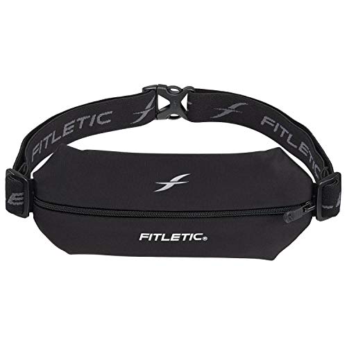 Product Cover Fitletic Mini Sport Belt - Compact Design | Pouch Fanny Pack | for Running, Jogging, Race, Cycling, Fitness, Travel | Small, Sleek & Lightweight