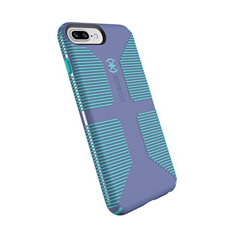 Product Cover Speck Products CandyShell Grip Cell Phone Case for iPhone 8 Plus/7 Plus/6S Plus/6 Plus - Wisteria Purple/Mykonos Blue