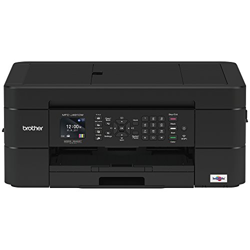 Product Cover Brother Wireless All-in-One Inkjet Printer, MFC-J491DW, Multi-Function Color Printer, Duplex Printing, Mobile Printing,Amazon Dash Replenishment Enabled