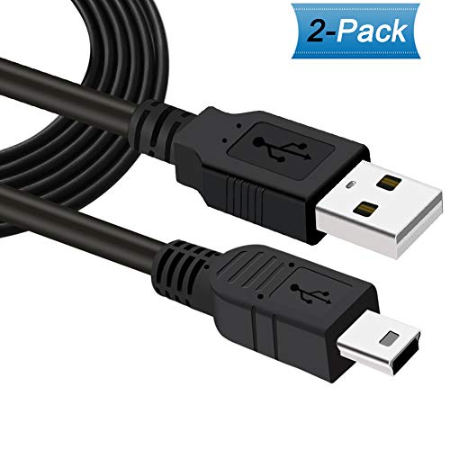 Product Cover SCOVEE Mini USB Cable 6.6ft for Canon Powershot SX530 SX610 HS ELPH 180 190,Data Replacement Cord for Sony Nikon UC-E4 Digital Camera DSLR,EOS Rebel SL1,XSi,XT,T1i,T2i,T3i,T4i,SLR D30,D60,5D,10D,20D