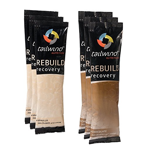 Product Cover Tailwind Nutrition Rebuild Recovery Vanilla and Chocolate 6 Stick Packs