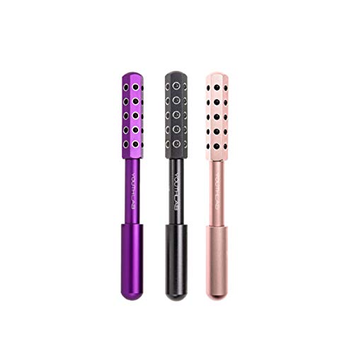 Product Cover YOUTHLAB Radiance Roller - Germanium Stone Uplifting Face/Eye/Body Massager, Beauty Roller/Tool for Skin Tightening/Firming, De-Puffing, Anti-Aging and Tension Relief (Purple, Rose Gold or Black)