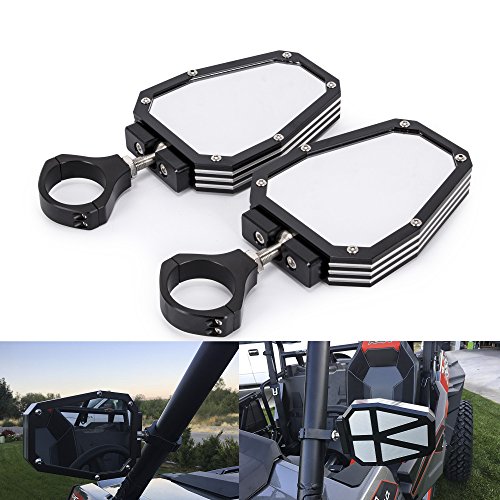 Product Cover Aluminium Alloy 1.75 inch UTV Offroad Side View Mirror for RZR Mirror Break Away with Ball Universal Joint for Polairs RZR 1000 XP