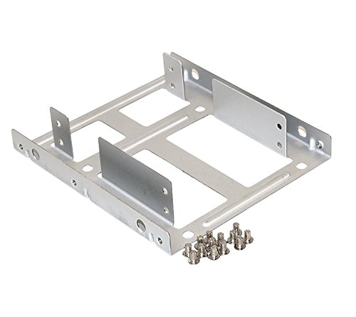 Product Cover Reewon Solid Steel SSD/HDD Mounting Bracket/Kit(Silver Steel)
