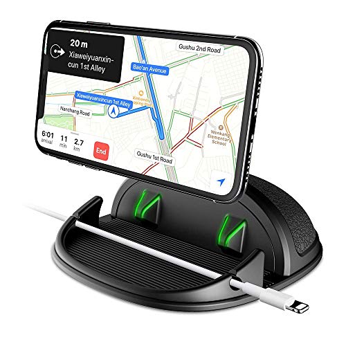 Product Cover Car Phone Holder, Car Phone Mount Silicone Phone Car Dashboard Car Pad Mat Various Dashboards, Anti-Slip Desk Phone Stand Compatible with iPhone, Samsung, Android Smartphones, GPS, KGs3