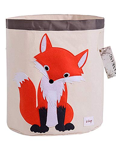 Product Cover FANKANG Storage Baskets,Collapsible & Convenient Nursery Hamper/Laundry Bin/Toy Collection Organizer for Kid's Room (Fox)