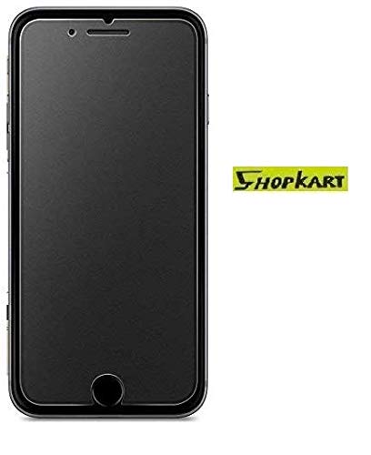 Product Cover SHOPKART Tempered Glass for iPhone 6/6S (Transparent)-Full Screen Coverage (Except Edges) with easy installation kit