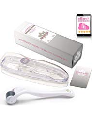 Product Cover DERMA ROLLER KIT for Face 0.25mm | Micro Needling Set for Face Roller | 540 Hygienic Sterilized Stainless Steel Microneedle Roller for Face | Exfoliation Skin Roller Instrument | Storage Case & eBook