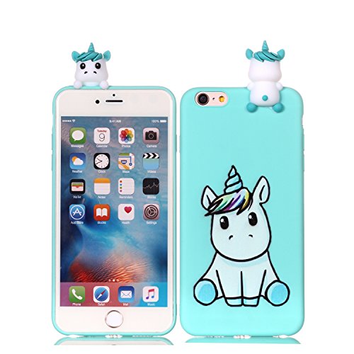 Product Cover DAMONDY iPhone 6s Plus Case, iPhone 6 Plus Case, 3D Cartoon Animals Cute Pattern Soft Gel Silicone Slim Design Rubber Thin Protective Cover Phone Case for iPhone 6 6s Plus [5.5