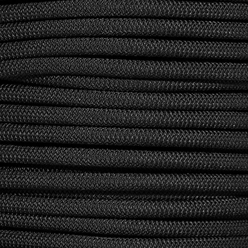 Product Cover PARACORD PLANET Black Diamond Weave Shock Cord - Available in 1/8